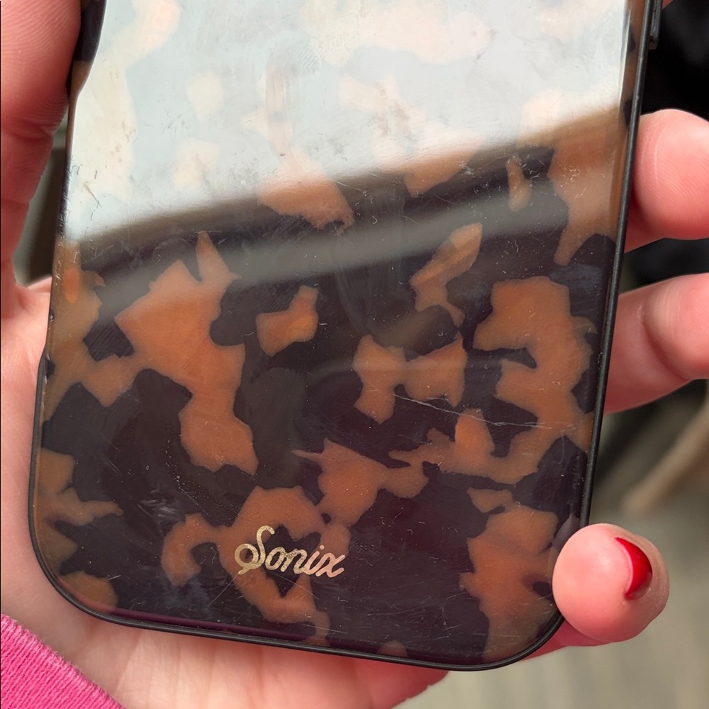 Sonix Tortoise Shell Phone Case - Black and Brown iPhone 16 Pro - Picture 2 of 3
